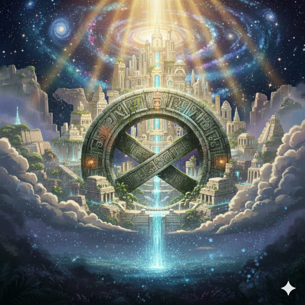 Die Stadt die aus dem Himmel kommt